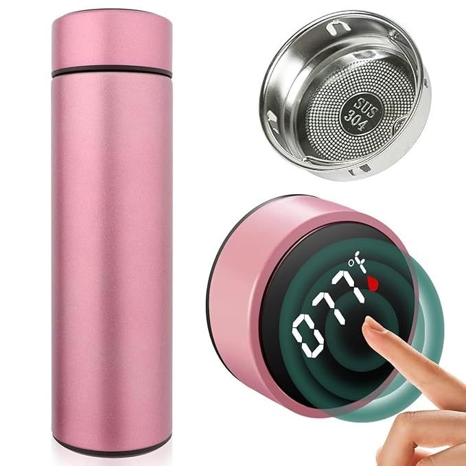 500ml Hot & Cold Smart LED Temperature Display Water Bottle, Double - Sales Gear Tech