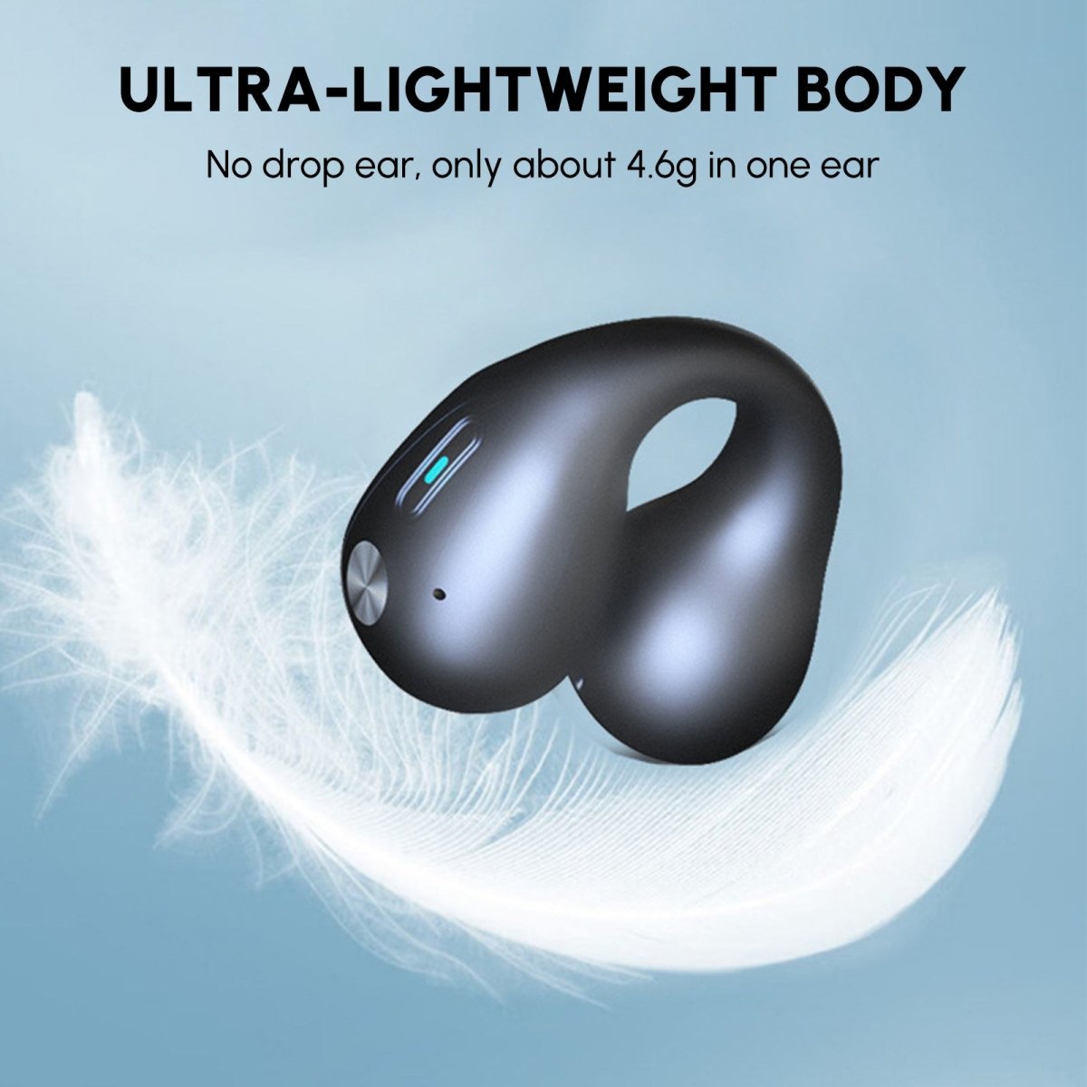 5.3 Bluetooth Open Ear Clip Wireless Earbuds with Earhooks & Digital - Sales Gear Tech