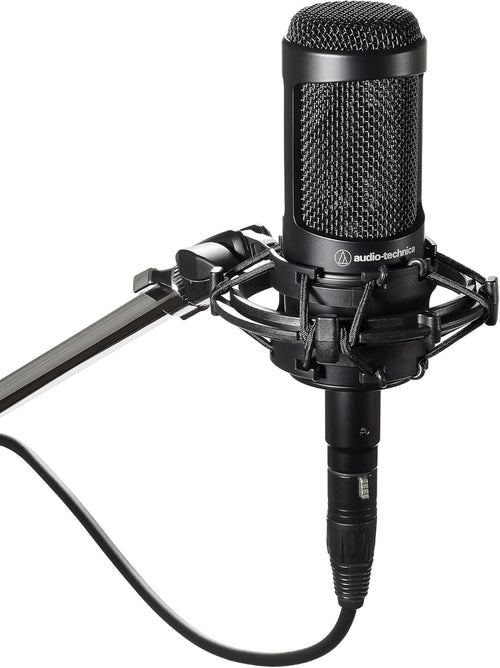 Audio - Technica AT2035 Cardioid Condenser Microphone, Black - Sales Gear Tech