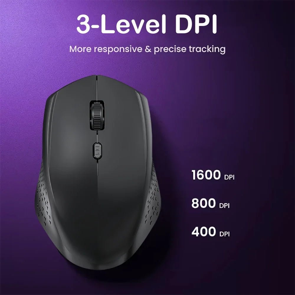 Bluetooth 5.2 Dual - Mode Wireless Mouse Silent, Rechargeable, 1600 DPI for Laptop, Win & Mac - Sales Gear Tech