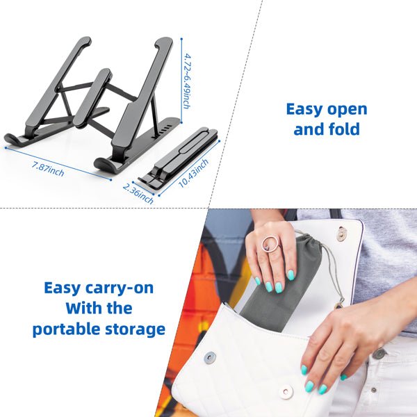 Laptop Holder Foldable Laptop Stand Portable Laptop Desk Stand - Sales Gear Tech