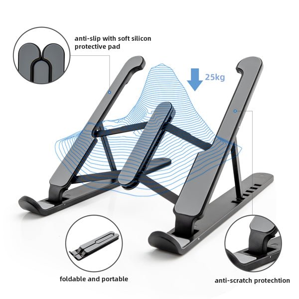 Laptop Holder Foldable Laptop Stand Portable Laptop Desk Stand - Sales Gear Tech