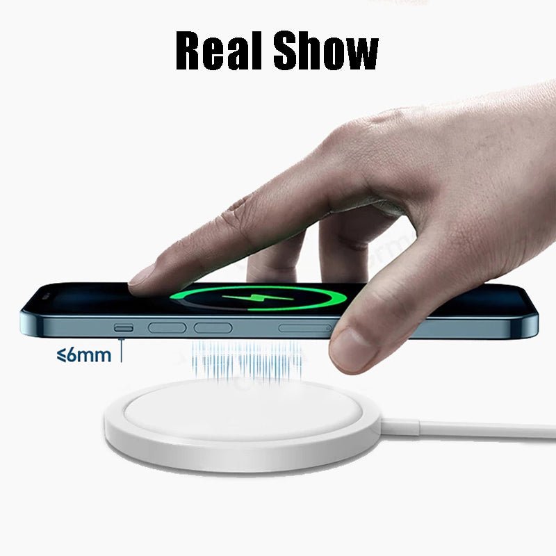 Magnetic QI Wireless Charger for Iphone12 Magsafe Huawei Samsung - Sales Gear Tech