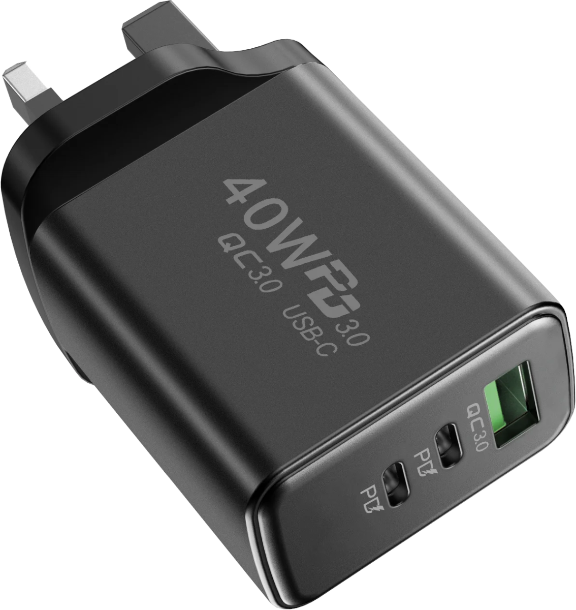 PD 40W USB - C Fast Charger Quick Charge Wall Adapter for iPhone 16 Pro, Samsung, Xiaomi - Sales Gear Tech