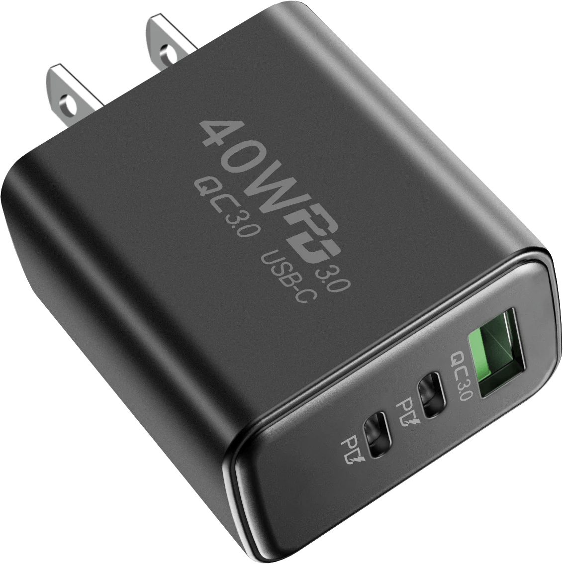 PD 40W USB - C Fast Charger Quick Charge Wall Adapter for iPhone 16 Pro, Samsung, Xiaomi - Sales Gear Tech