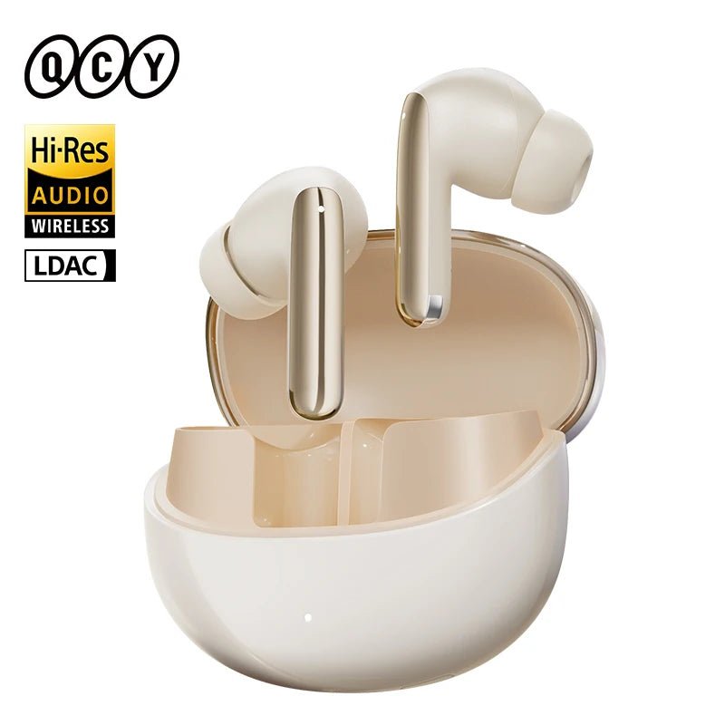 QCY MeloBuds Pro ANC Earphones Bluetooth 5.3, 46dB Hybrid ANC, LDAC, 6 Mics, 34H Playtime - Sales Gear Tech