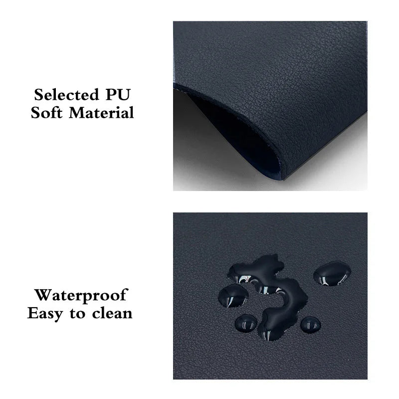 Small PU Leather Mouse Pad Non - Slip, Waterproof, Easy - Clean for PC & Laptop - Sales Gear Tech