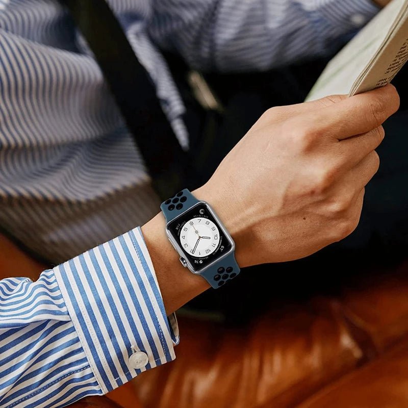 Sport Strap for Apple Watch Series 3–10 & Ultra (38–49MM, Breathable Band) - Sales Gear Tech