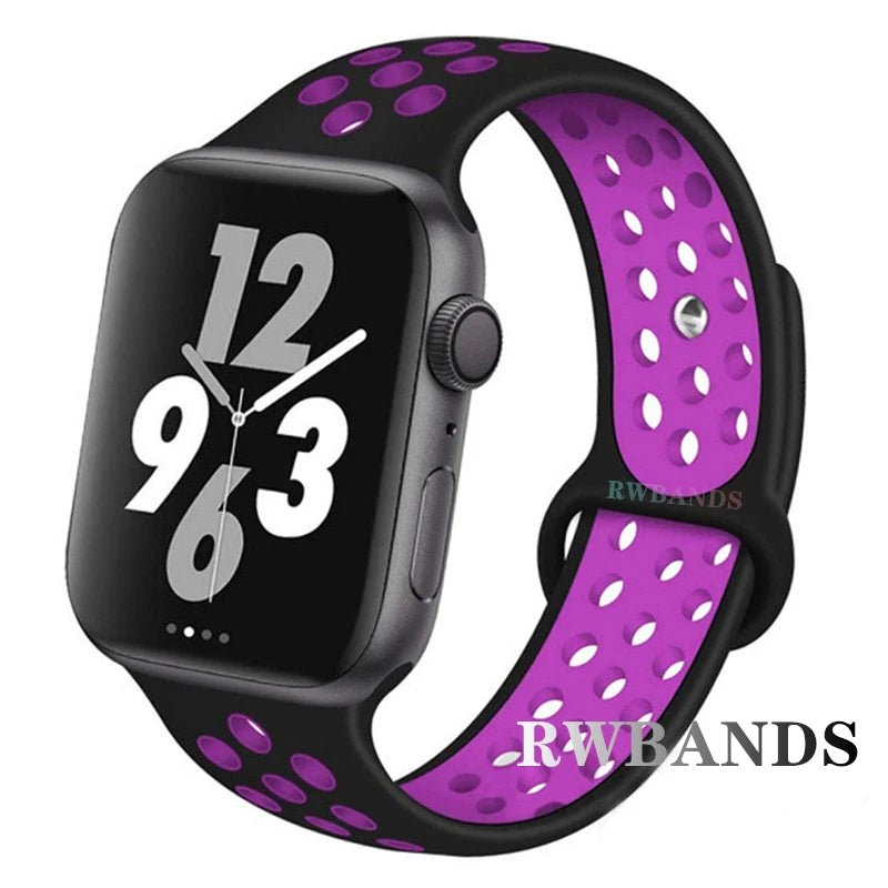 Sport Strap for Apple Watch Series 3–10 & Ultra (38–49MM, Breathable Band) - Sales Gear Tech