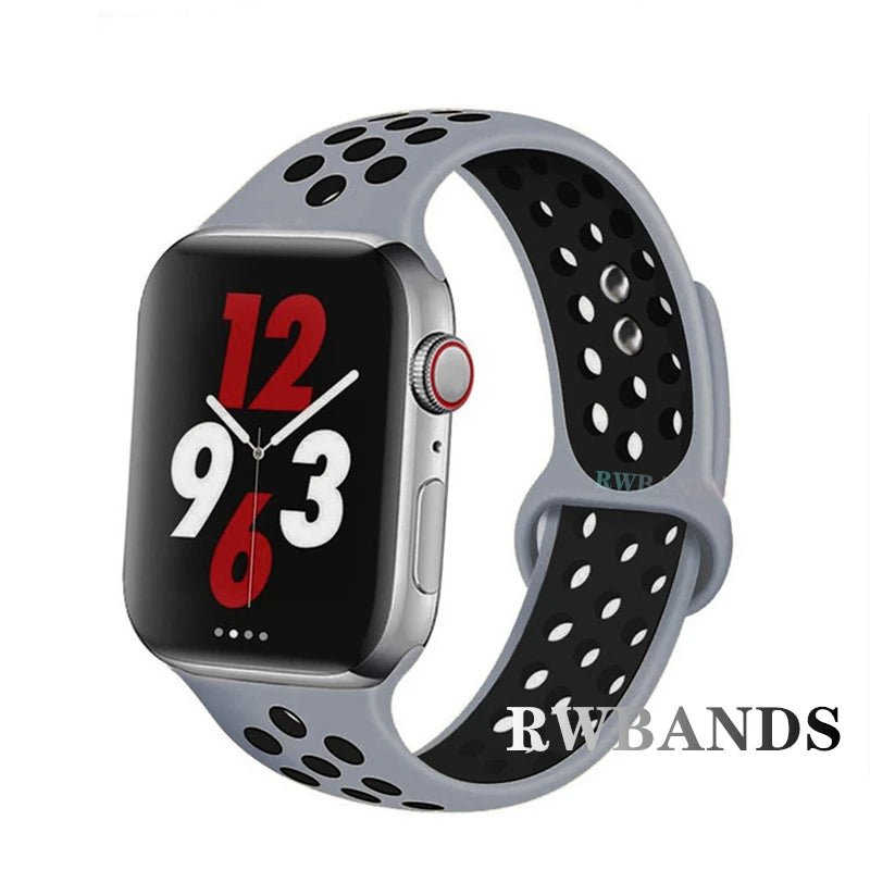 Sport Strap for Apple Watch Series 3–10 & Ultra (38–49MM, Breathable Band) - Sales Gear Tech