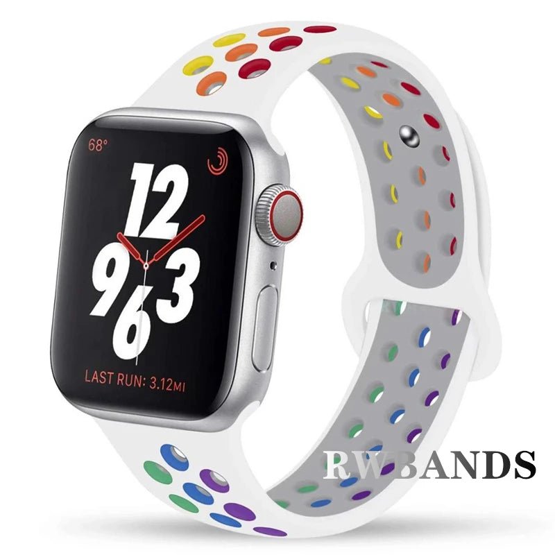 Sport Strap for Apple Watch Series 3–10 & Ultra (38–49MM, Breathable Band) - Sales Gear Tech