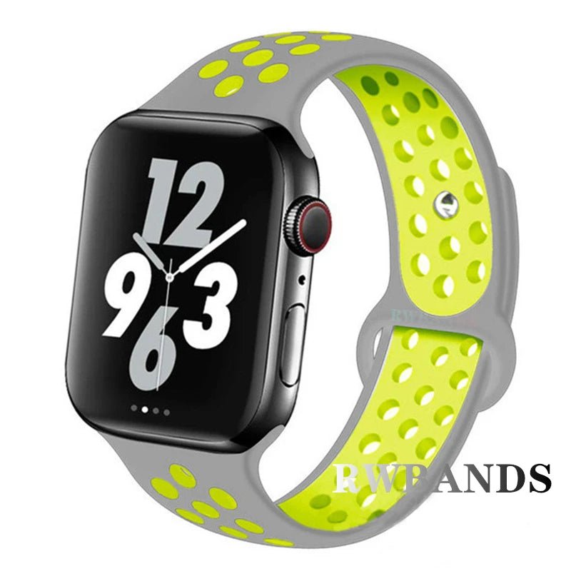 Sport Strap for Apple Watch Series 3–10 & Ultra (38–49MM, Breathable Band) - Sales Gear Tech