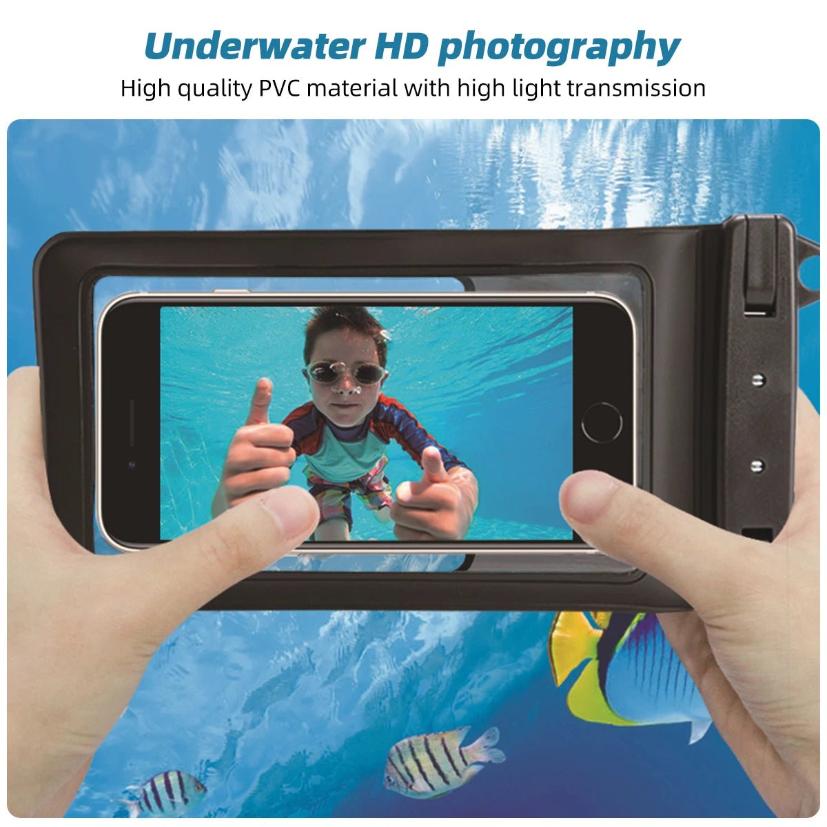 Waterproof Phone Pouch Swim Bag Case for iPhone, Huawei, Xiaomi, Redmi - Sales Gear Tech
