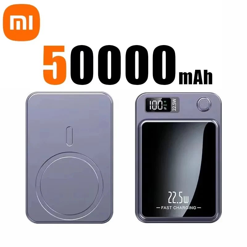 Xiaomi 100000mAh Magnetic Power Bank Wireless Fast Charger for MagSafe, iPhone, Samsung, Huawei - Sales Gear Tech