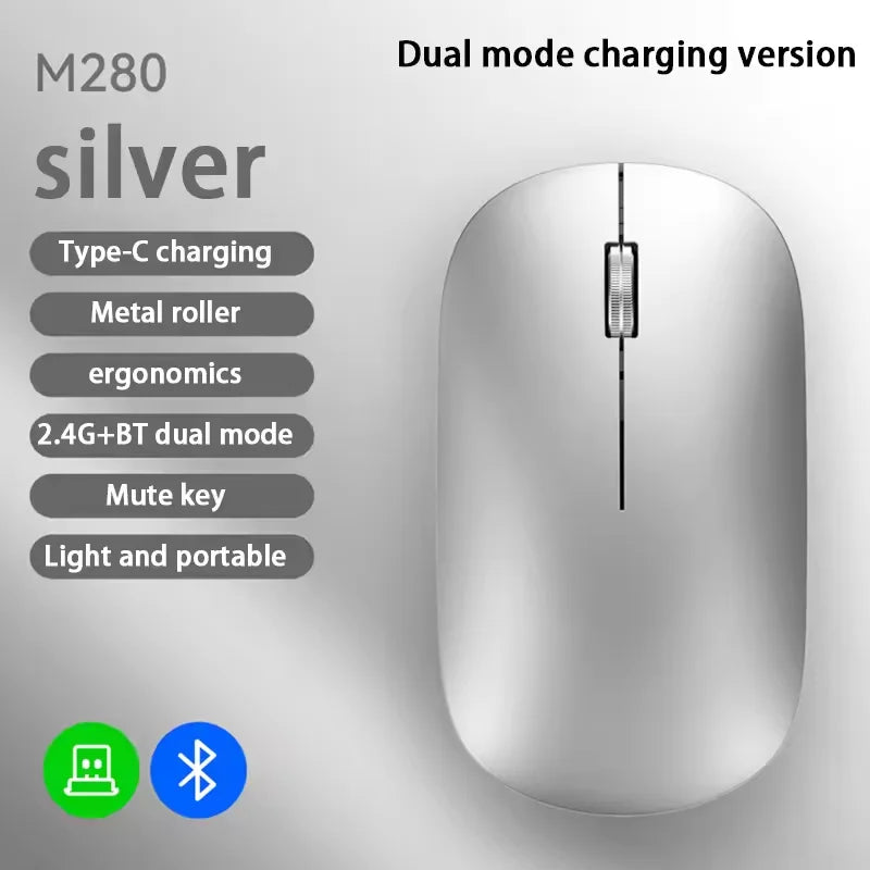 Xiaomi Wireless Mouse Silent Click, Type - C Charging, Portable & Ergonomic for Office & Laptop - Sales Gear Tech