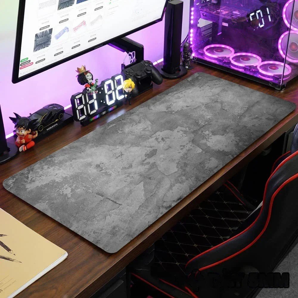 XXL Desk Mat 900×400mm Grey Gaming Mouse Pad for Keyboard & Desktop Setup - Sales Gear Tech