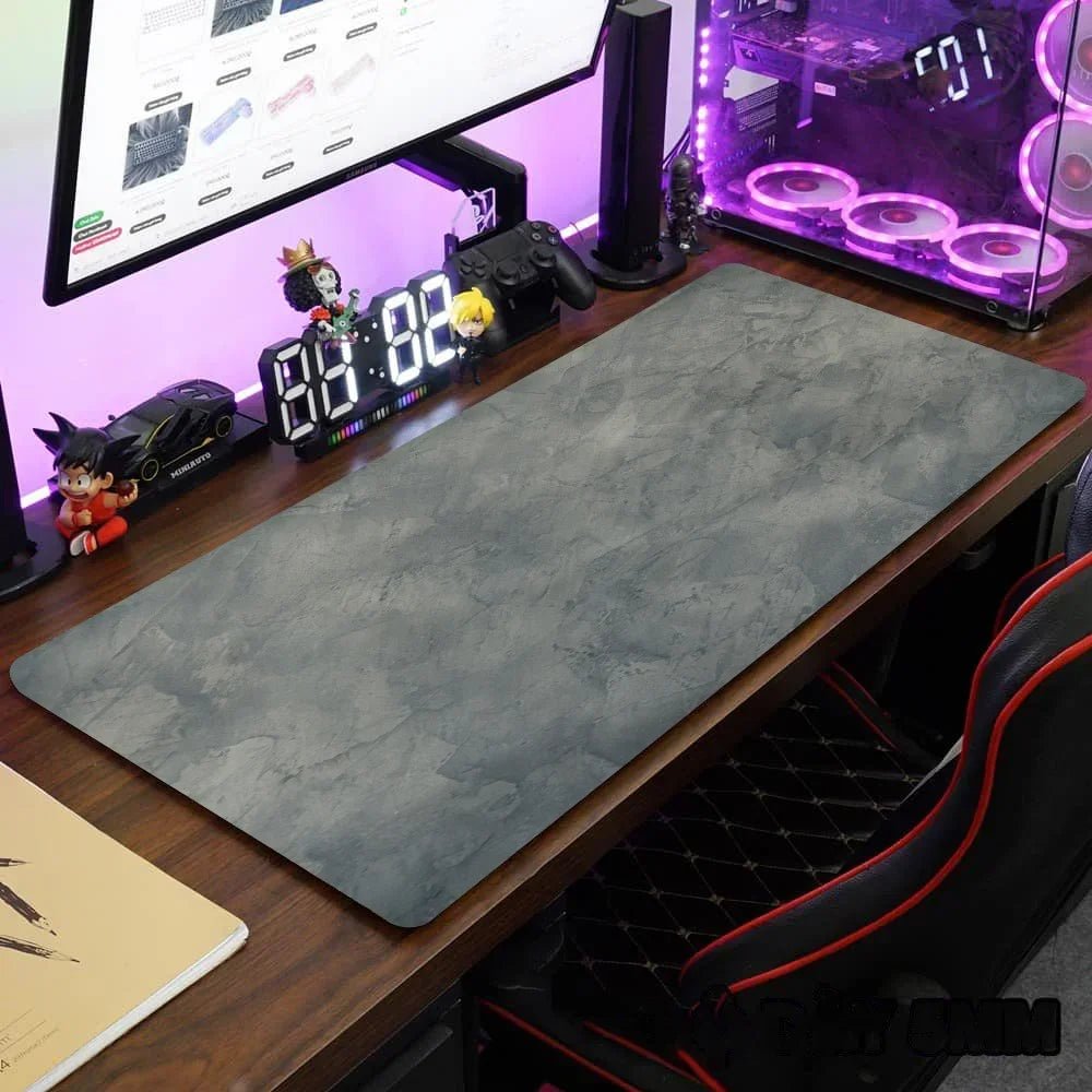 XXL Desk Mat 900×400mm Grey Gaming Mouse Pad for Keyboard & Desktop Setup - Sales Gear Tech