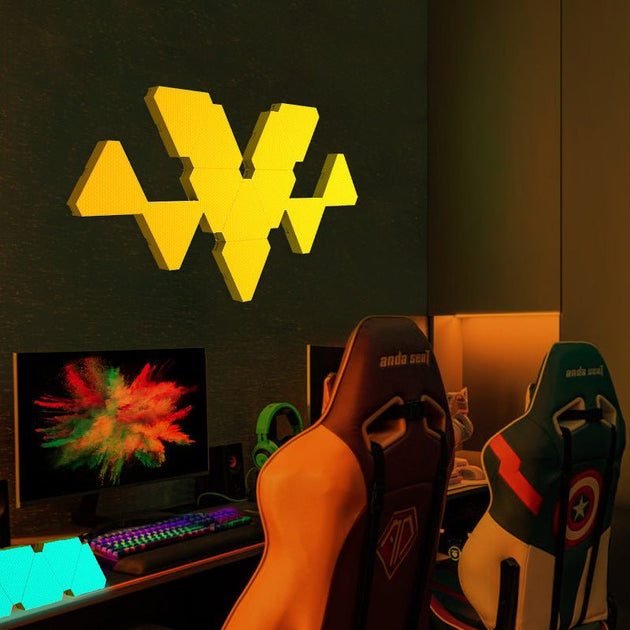 10 - Pack Modular Triangle Smart Wall Light - Sales Gear Tech