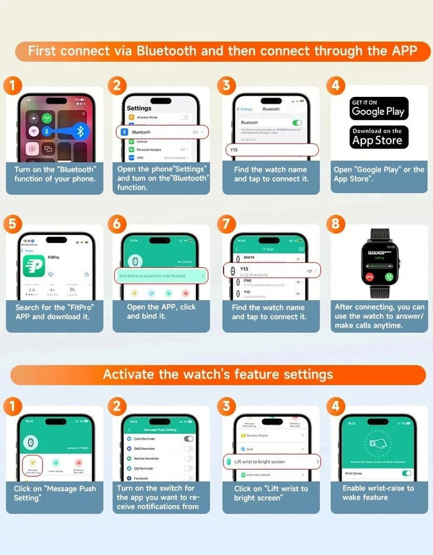 1.83'' Smartwatch for Men & Women Fitness Tracker, BT Call, Full Touch Screen - Sales Gear Tech