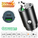 200W Dual USB Car Charger Mini Fast Charging Adapter for 12–24V Cigarette Lighter - Sales Gear Tech
