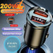 200W Dual USB Car Charger Mini Fast Charging Adapter for 12–24V Cigarette Lighter - Sales Gear Tech