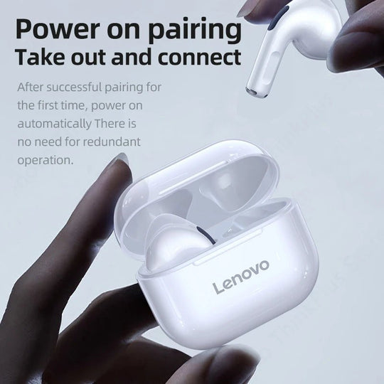 2025 Model Lenovo LP40 TWS Earphones Bluetooth, Touch Control, HD Calls, Mic, Gaming Ready - Sales Gear Tech