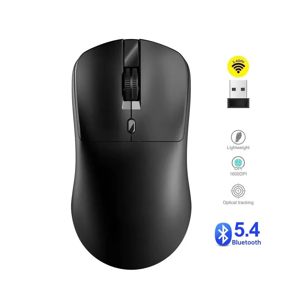 2.4G Wireless Ergonomic Mouse Rechargeable, 800–1600 DPI for PC, Laptop, MacBook Pro - Sales Gear Tech