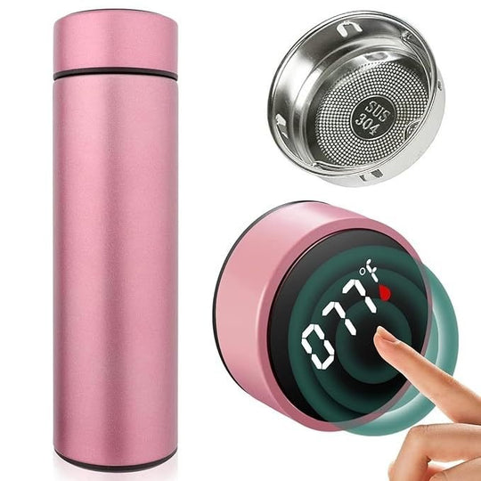 500ml Hot & Cold Smart LED Temperature Display Water Bottle, Double - Sales Gear Tech