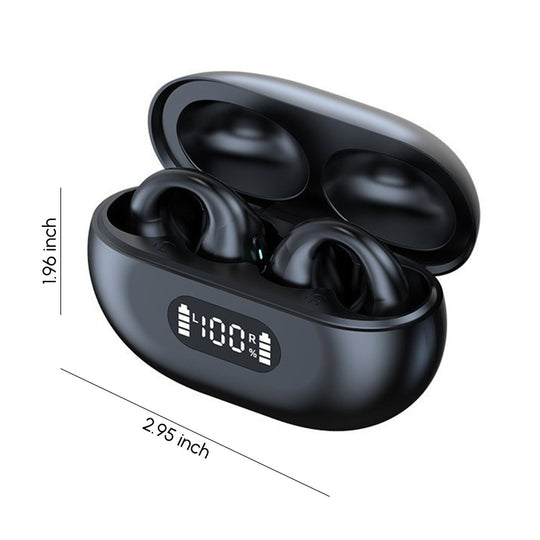 5.3 Bluetooth Open Ear Clip Wireless Earbuds with Earhooks & Digital - Sales Gear Tech