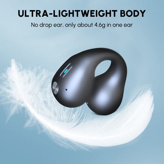 5.3 Bluetooth Open Ear Clip Wireless Earbuds with Earhooks & Digital - Sales Gear Tech