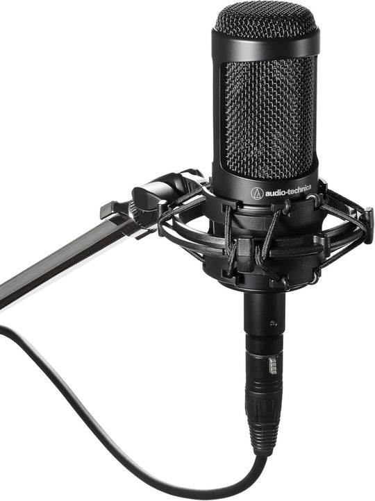 Audio - Technica AT2035 Cardioid Condenser Microphone, Black - Sales Gear Tech