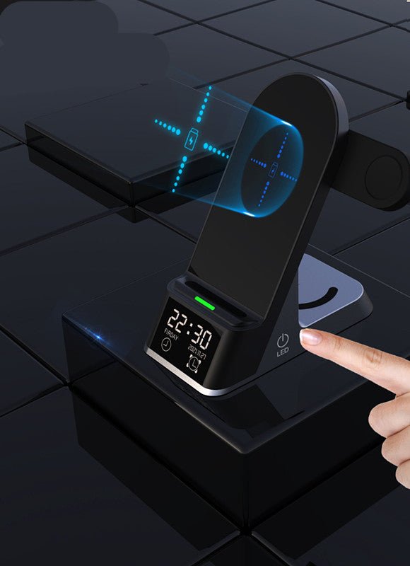Creative Multifunctional Wireless Charging With Alarm Clock - Sales Gear Tech