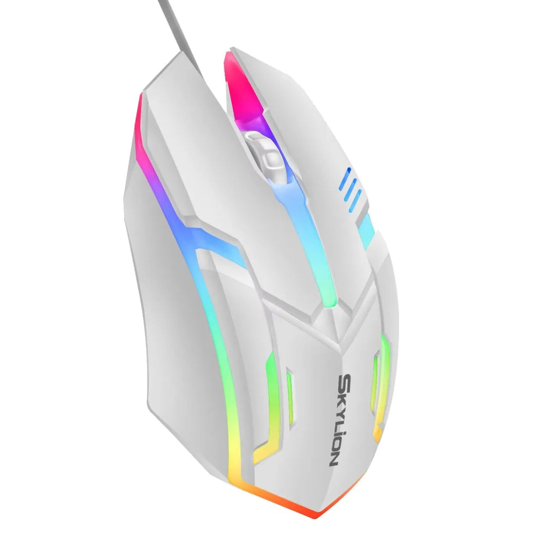 F1 Wired 3 Keys Mouse Colorful Lighting Gaming and Office For Microsoft Windows and Apple IOS System - Sales Gear Tech