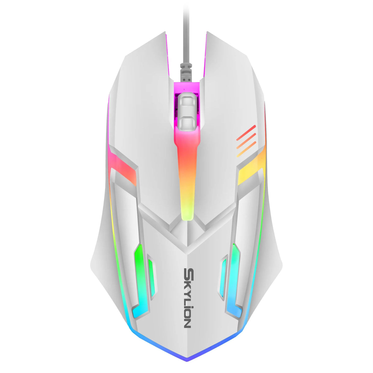 F1 Wired 3 Keys Mouse Colorful Lighting Gaming and Office For Microsoft Windows and Apple IOS System - Sales Gear Tech