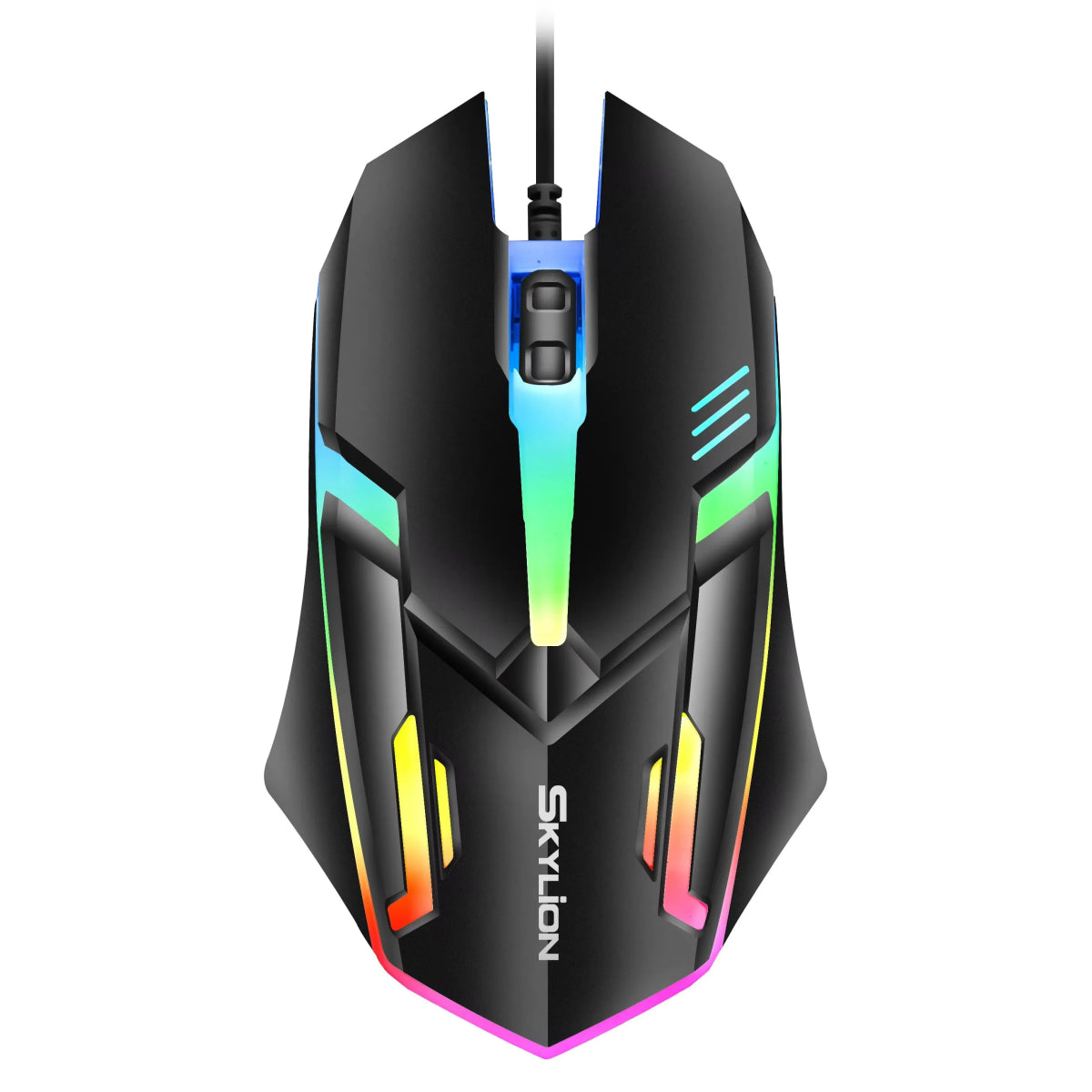 F1 Wired 3 Keys Mouse Colorful Lighting Gaming and Office For Microsoft Windows and Apple IOS System - Sales Gear Tech