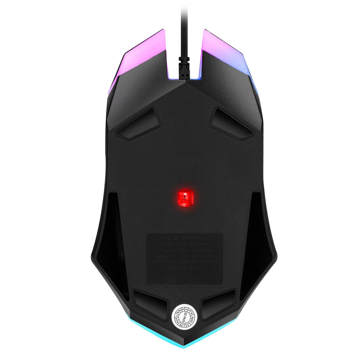 F1 Wired 3 Keys Mouse Colorful Lighting Gaming and Office For Microsoft Windows and Apple IOS System - Sales Gear Tech