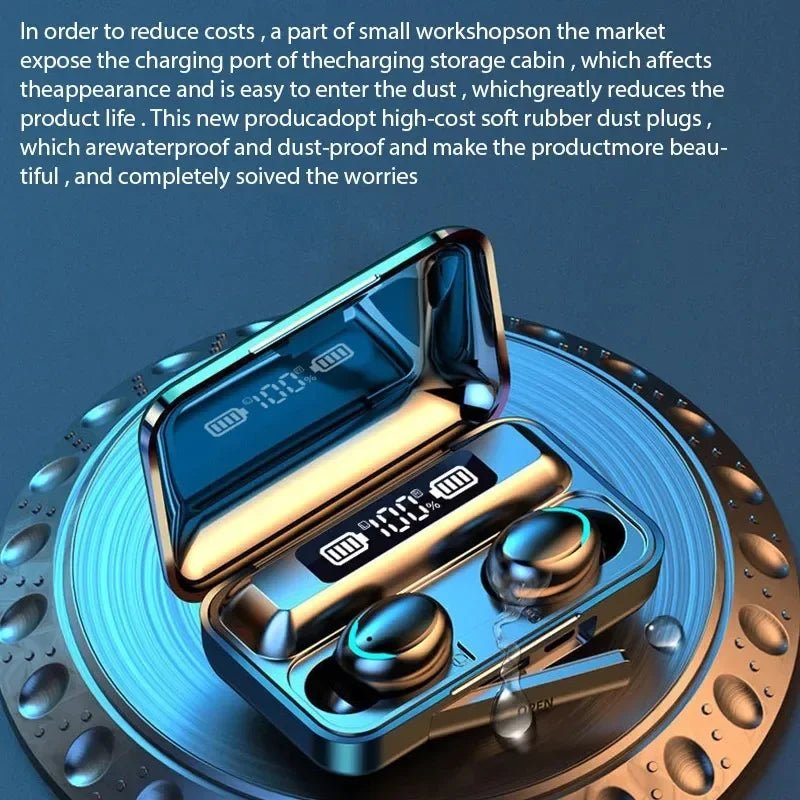 F9 TWS Wireless Earphones LED Display, Bluetooth, Waterproof, Noise Reduction - Sales Gear Tech