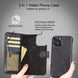 Full Leather Coating Detachable Wallet Case for Apple iPhone 13 Series - Sales Gear Tech