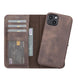 Full Leather Coating Detachable Wallet Case for Apple iPhone 13 Series - Sales Gear Tech