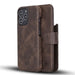 Full Leather Coating Detachable Wallet Case for Apple iPhone 13 Series - Sales Gear Tech