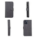 Full Leather Coating Detachable Wallet Case for Apple iPhone 13 Series - Sales Gear Tech