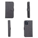 Full Leather Coating Detachable Wallet Case for Apple iPhone 13 Series - Sales Gear Tech