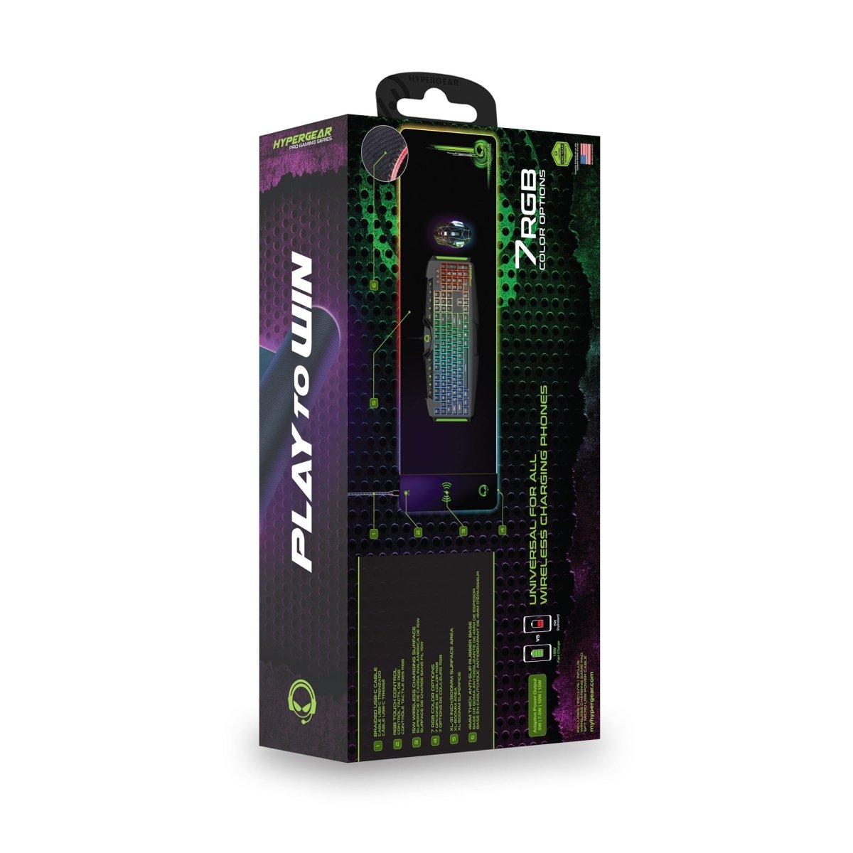 HyperGear Battle Charge Wireless Gaming Mouse Pad with Wireless - Sales Gear Tech