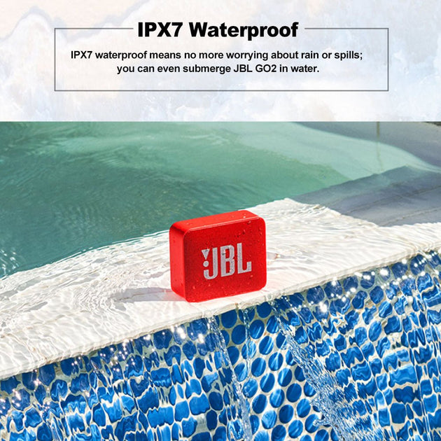JBL GO 2 Wireless Bluetooth Speaker IPX7 Waterproof With Mic - Sales Gear Tech