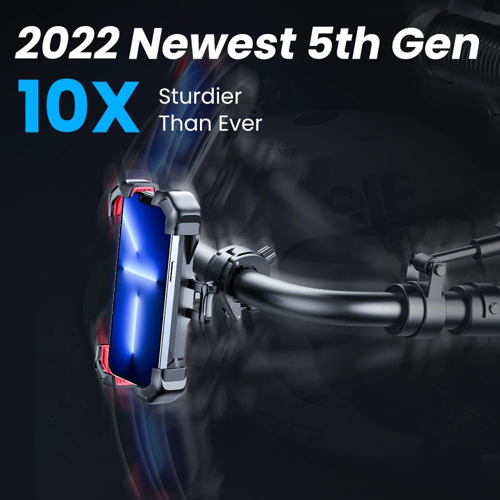 Joyroom 360° Bike Phone Holder Universal, Shockproof GPS Mount for 4.7–7" Phones - Sales Gear Tech