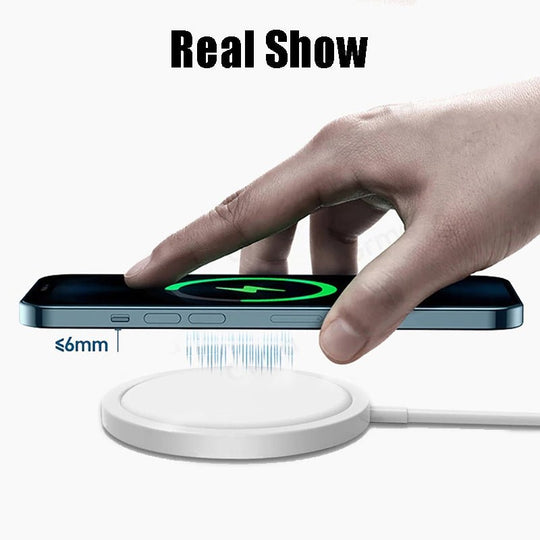Magnetic QI Wireless Charger for Iphone12 Magsafe Huawei Samsung - Sales Gear Tech