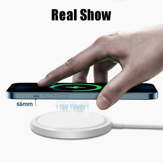 Magnetic QI Wireless Charger for Iphone12 Magsafe Huawei Samsung - Sales Gear Tech