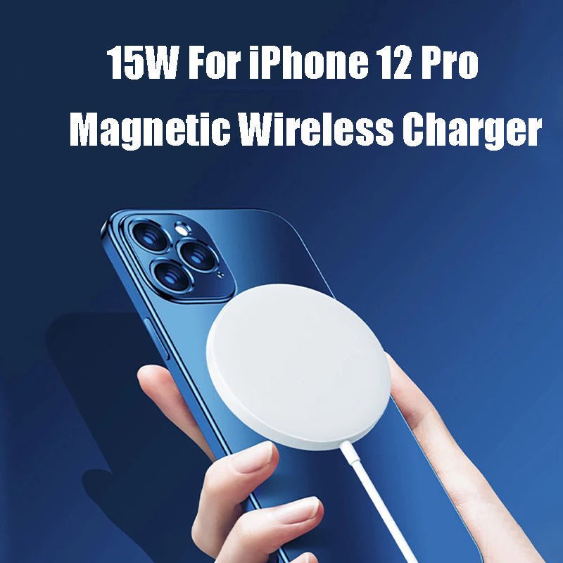 Magnetic QI Wireless Charger for Iphone12 Magsafe Huawei Samsung - Sales Gear Tech