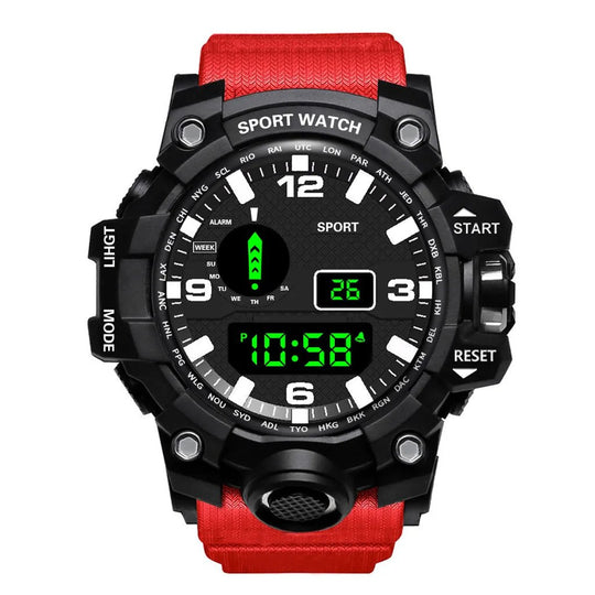 Men's Sports Military Waterproof Watch, Luminous, Multifunctional - Sales Gear Tech