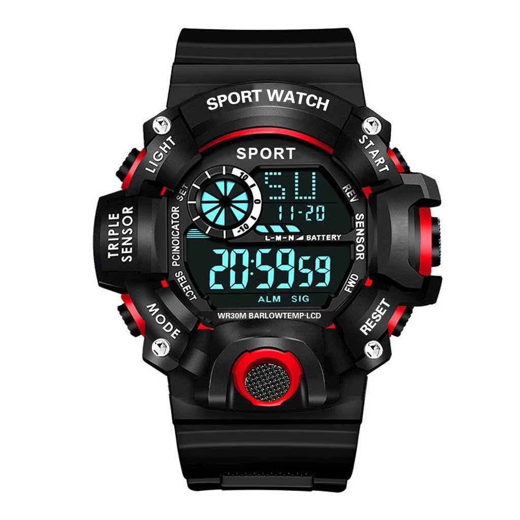 Men's Sports Military Waterproof Watch, Luminous, Multifunctional - Sales Gear Tech